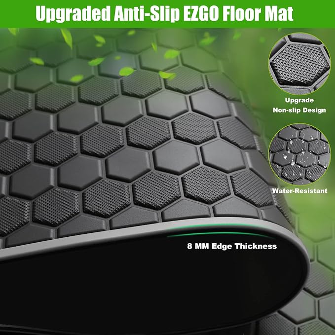 EZGO TXT Golf Cart Full Coverage Floor Liner Mat, fits EZGO TXT, Express S4 - Image 4