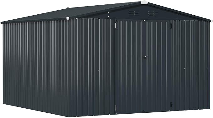 AECOJOY Shed 10' x 14' Storage Shed, Outdoor Storage Sheds & Outdoor Storage - Image 7
