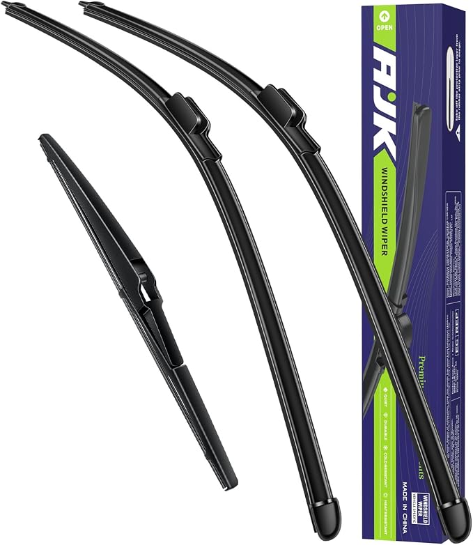 AJK Wiper Blades for Mazda CX-70 2025, 2 Piece All Weather OEM Quality by AJK