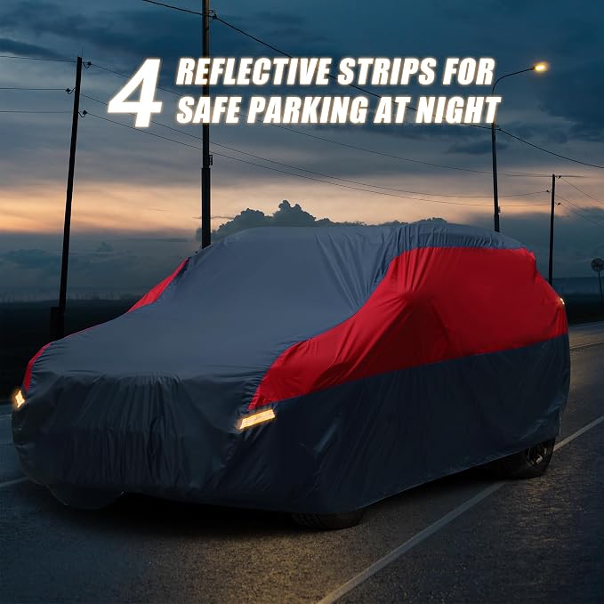 SUV Car Cover Hatchback Cover Waterproof All Weather, Outdoor Car Covers - Image 5