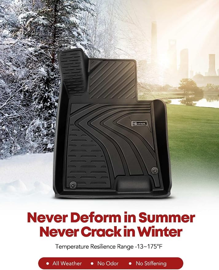 YHTAUTO Floor Mats Fit 2020-2024 Hyundai Sonata & 2021-2025 Kia K5 FWD - Image 8