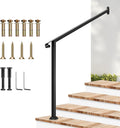 VIVOSUN Outdoor Handrail, 4 Step Stair Handrail, 47.5" x 39" Fits 1 to 4 Steps by VIVOSUN