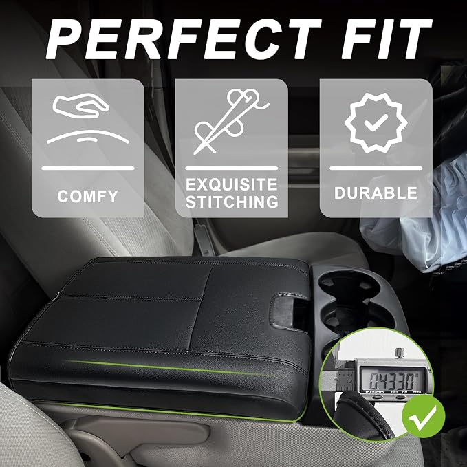 Muslogy Center Console Armrest Cover Compatible - Image 6