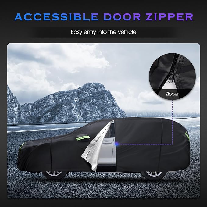Car Cover Custom Fit for Honda CRV 1997-2025, Toyota RAV4 1996-2025, 6 Layers - Image 6