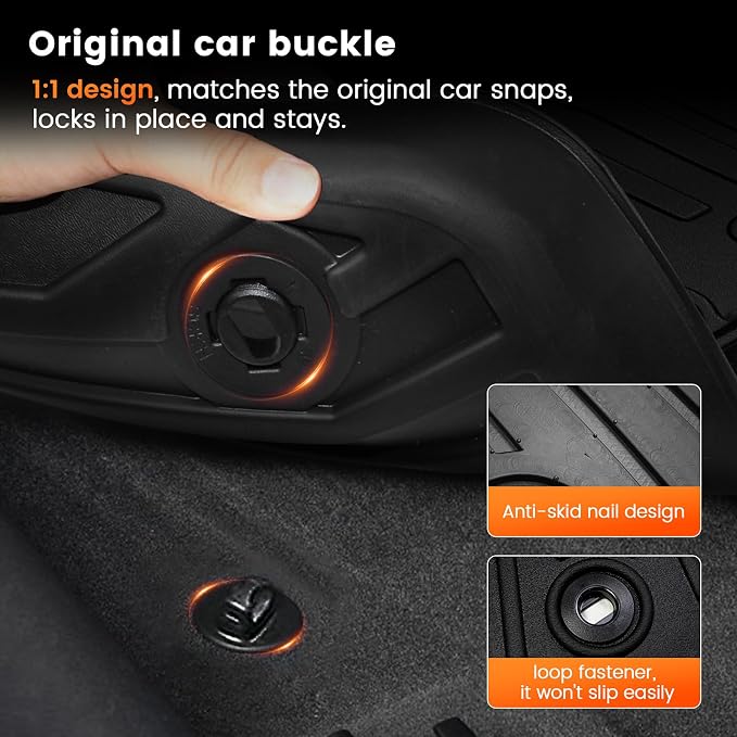 KMF Custom Fit Floor Mats for Subaru Forester 2025 Accessories, All Weather - Image 3