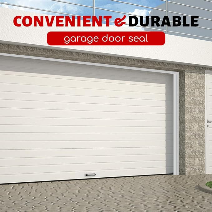 Garage Door Seal Top and Sides Seal Strip, 40FT Universal Garage Door Weather - Image 7
