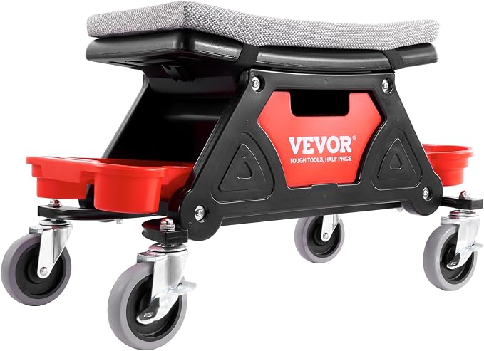 VEVOR Mechanic Stool 300 LBS Capacity Garage Stool Gift - Image 12