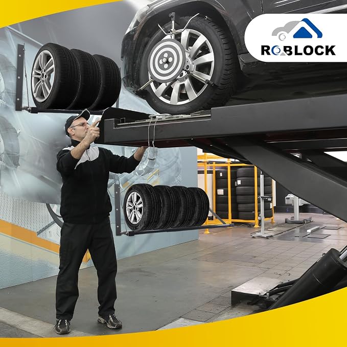 ROBLOCK Adjustable Tire Rack Wall Mount - Image 7