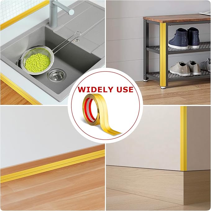 Flexible Wall Corner Protector Moulding Trim Peel and Stick Wall Corner Guards - Image 5