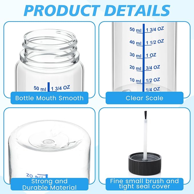 Mumufy 60 Pcs Touch up Paint Bottles - Image 7