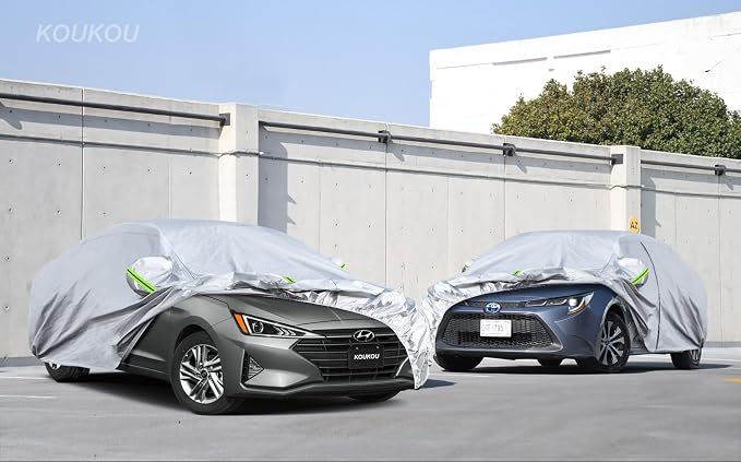 KouKou Oxford Car Cover Waterproof All Weather - Image 6