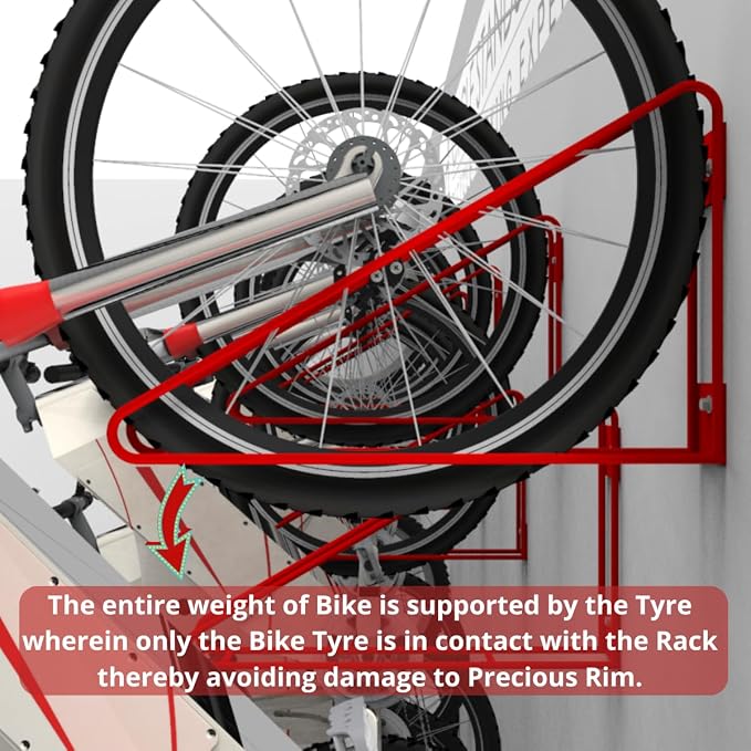 Bike Wall Mount Vertical Hanger - Image 8