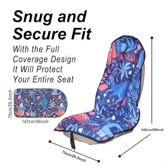 Car Seat Cover Protector Front Seats, - Image 3