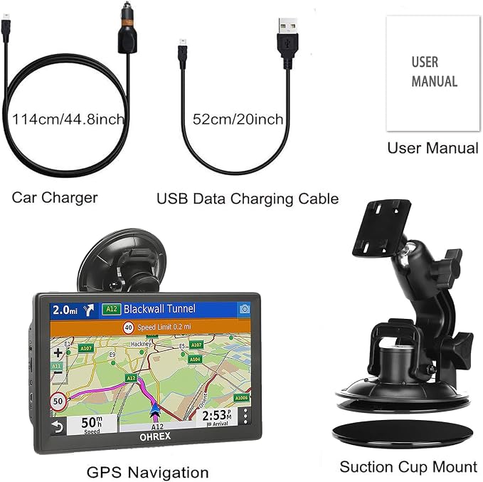 N900 GPS Navigator for Truck Car, 9 inch GPS Truck Driver Commercial, Trucker - Image 7