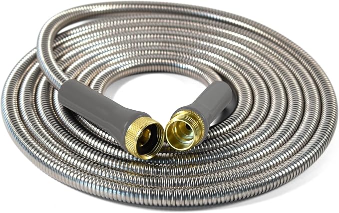 Sunfiier Short Garden Hose 5 Ft – Extension Leader Hose-304 Stainless Steel by Sunifier