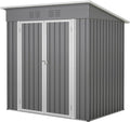Outdoor Storage Shed, 6X4 FT Metal Garden Shed by Gaderth