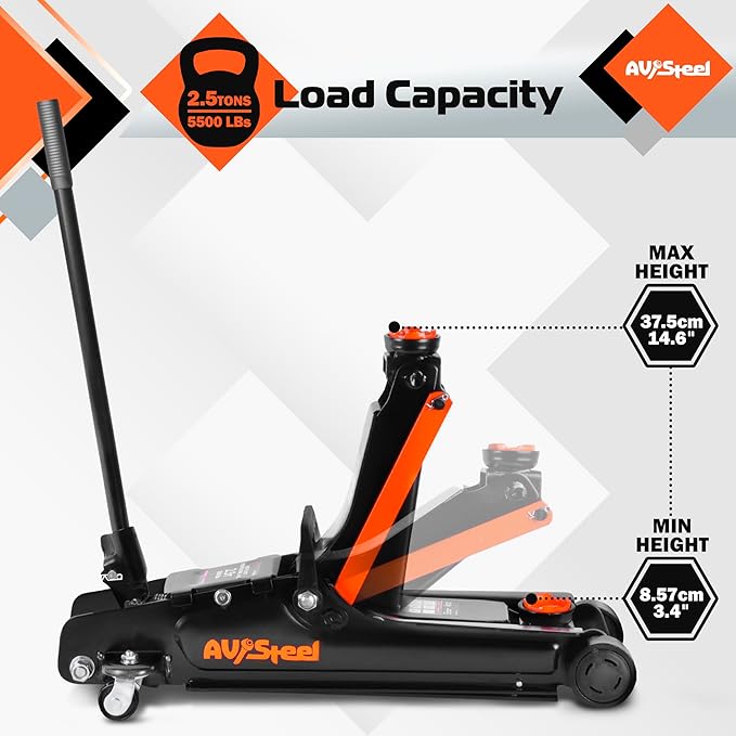 Floor Jack 2.5 Ton, Low Profile Floor Jack - Image 2