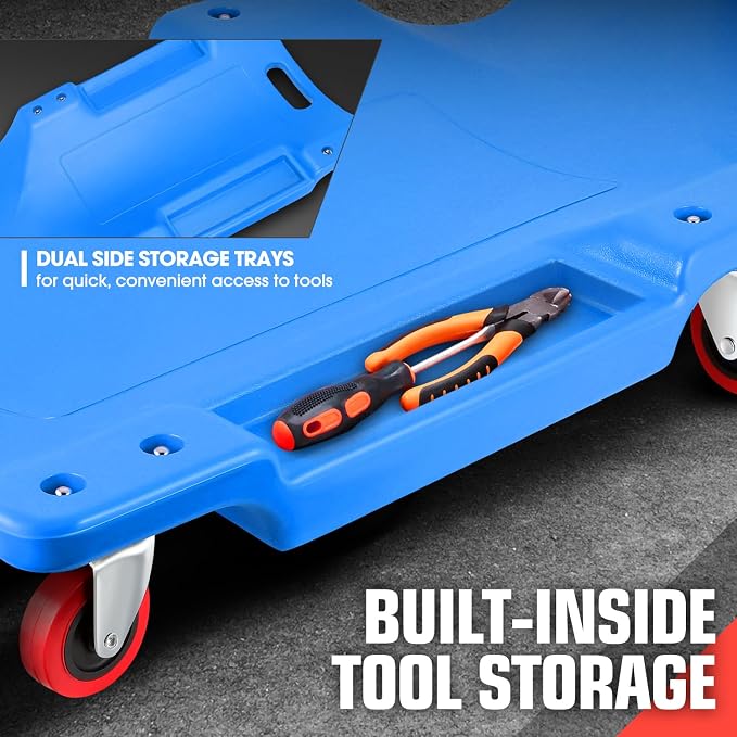 DNA MOTORING 36" L X 17" W x 4.25" H Vehicle Repair Low Profile Automotive - Image 3
