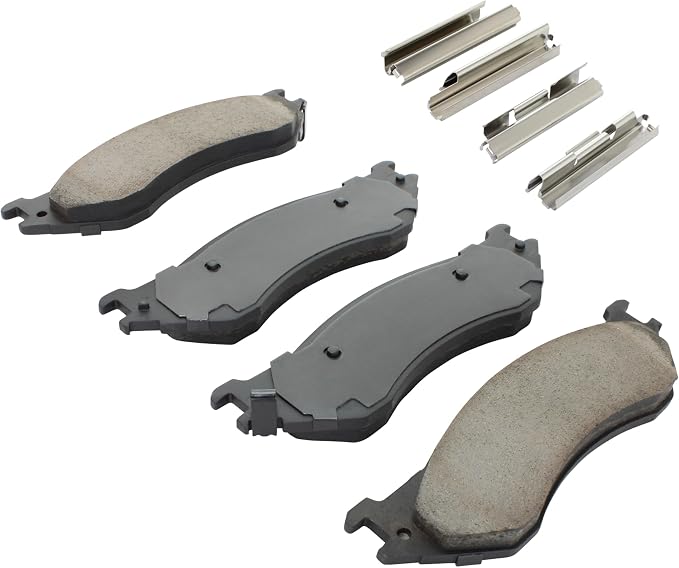 Premium Semi-Metallic Front Brake Pads Compatible - Image 2