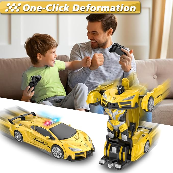 Remote Control Car for Boys 4-7, 2.4GHz RC Car 1:18 Scale, One-Button - Image 2