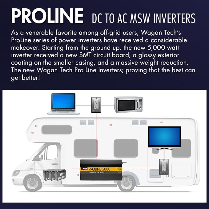 Wagan EL3744 12V 5000 Watt Power Inverter - Image 6