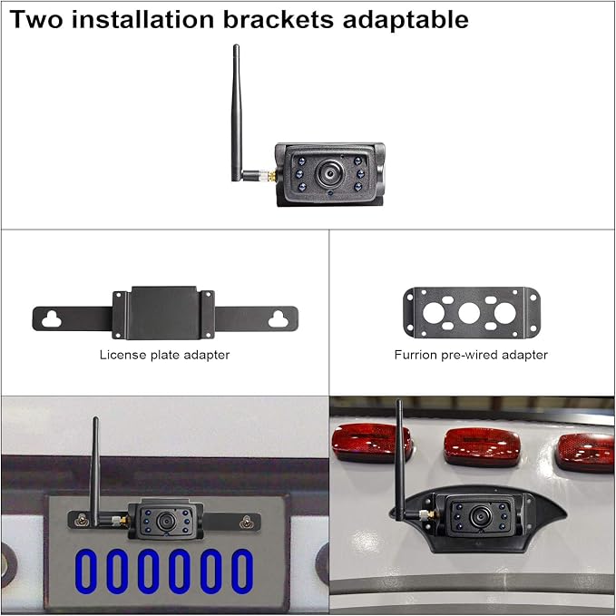 Haloview MC5111 5'' 720P HD Digital Wireless Backup Camera System 5'' LCD Rear - Image 3