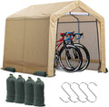 6x6 ft Heavy Duty Outdoor Storage Shed by WeatherFast