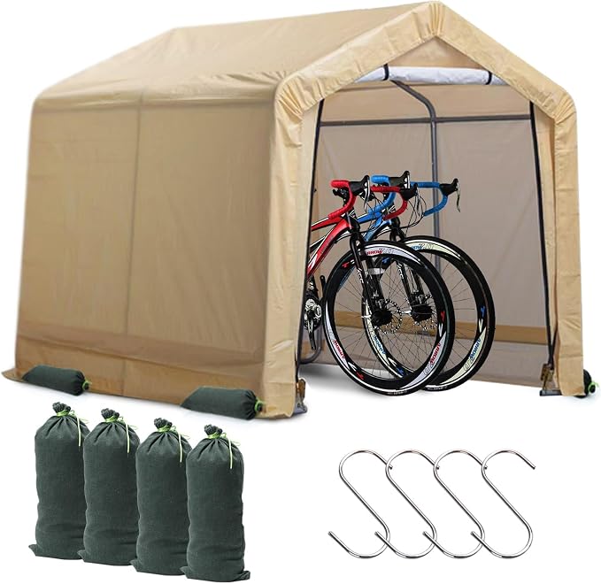 6x6 ft Heavy Duty Outdoor Storage Shed by WeatherFast