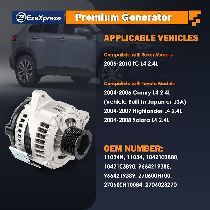 Ezexpreze 11034N Alternator Compatible - Image 2