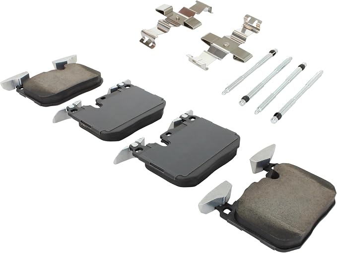Premium Semi-Metallic Front Brake Pads Compatible - Image 2