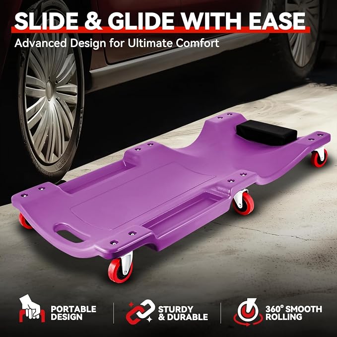 Auto Dynasty 36 Inches Mechanic Creeper, Automotive Garage Repair Low Profile - Image 3