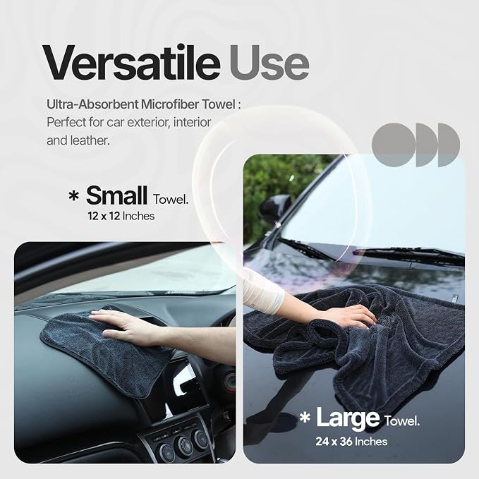Crystal Clean 1300GSM Microfiber Towels - Image 6