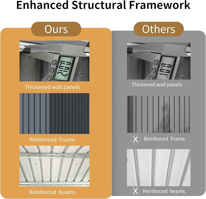 Outdoor Storage Shed 8x10 FT - Image 4