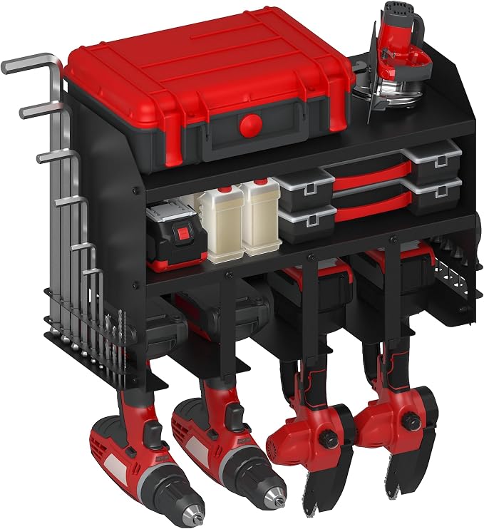 Power Tool Organizer Wall Mount, Utility Racks 3 Layers Storage Rack, Mini by Unknown