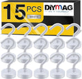 DIYMAG Magnetic Hooks, 30Lbs Strong Heavy Duty Cruise Magnet S-Hook by DIYMAG
