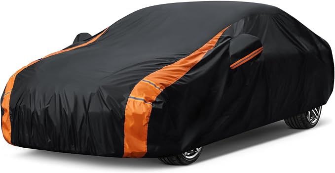 in Full Exterior Sedan Car Cover All Weather, Waterproof，UV Resistant, and by DYTARGET