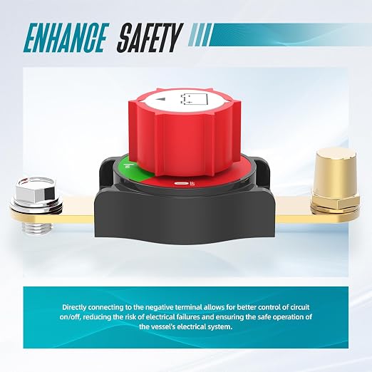 Battery Disconnect Switch, Hilictokt Top Post to Side Post Battery Switch 275A - Image 4