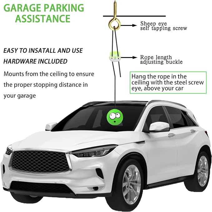 Double Garage Parking Aid-Parking Ball Guide System, Parking Assistant kit - Image 3