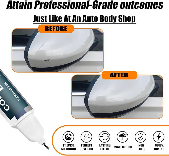 QAK Glacier White Touch Up Paint - Image 2