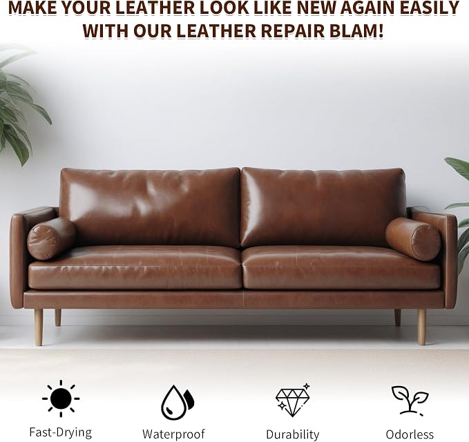 Medium Brown Leather Recoloring Balm - Image 7