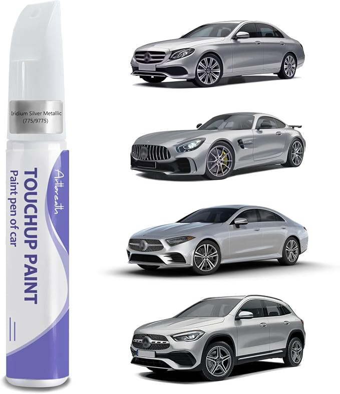 Touch Up Paint for Mercedes Benz Iridium Silver-Exact Match–Chips and Nicks by Artbreath