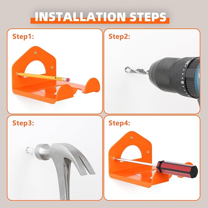 Weed Eater Hanger, Heavy Duty Weedeater Rack Wall Mount, Garage Organization - Image 7