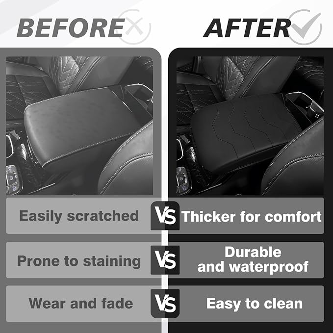 Muslogy Center Console Armrest Cover Compatible - Image 6