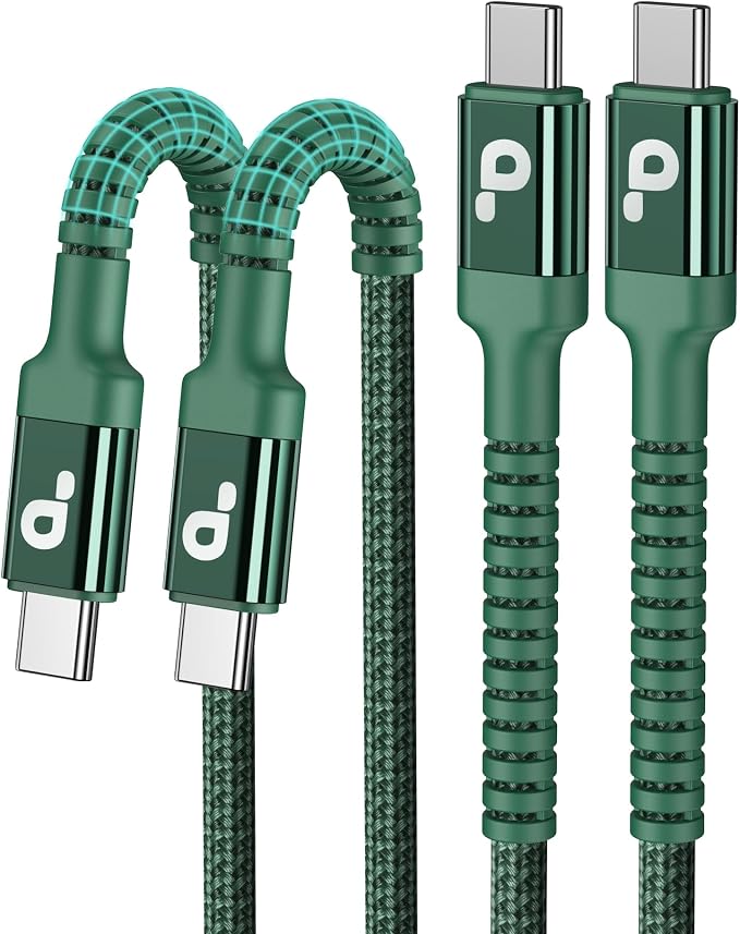 USB C Cable Fast Charging 10FT, iPhone 16 15 Charger Long Type C Nylon Braided by PRAKIE