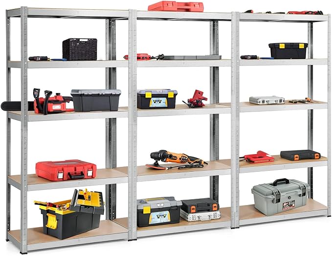 ERGOMASTER 5 Tiers Steel Shelves by ERGOMASTER