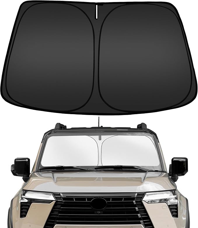 ARISMOTOR Windshield Sun Shade for Le-xus GX 550 2024-2025, Custom Fit Foldable by ARISMOTOR