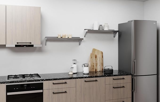 AmGood 30" Long X 8" Deep Stainless Steel Wall Shelf | NSF Certified | - Image 7