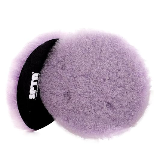 SPTA 2Pcs 6Inch Wool Cutting Pad Set, Car Polisher by SPTA