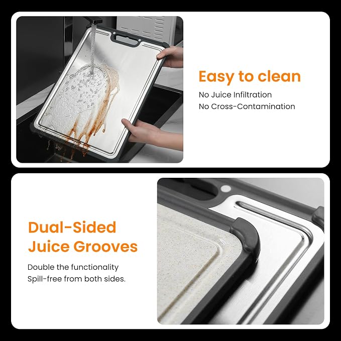 Premium 316 Stainless Steel Cutting Board - Image 5