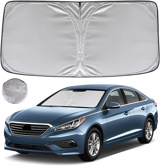KAYZT Windshield Sun Shade for 2015-2019 Hyun-dai Sonata Foldable Sunshade by KAYZT